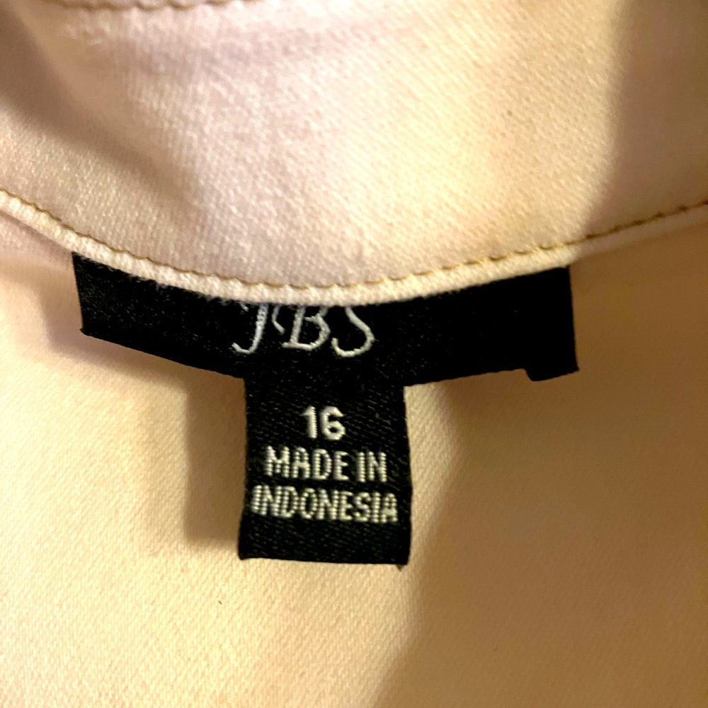 Vintage J.B.S. Size 16 Belted Shirt Dress - Picture 4 of 12
